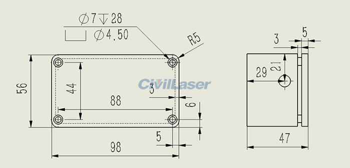 655nm 660nm semiconductor laser